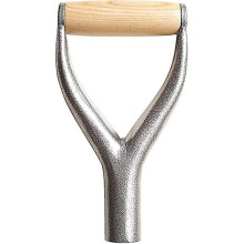 Iron shovel handle with inner diameter, D/y grip, good hand protection, garden, solid iron, accessories, garden tools for snow shovel, digging, rake