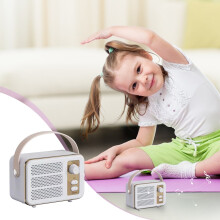 Txmfgh Creative Retro Wireless Bluetooth Speaker: Mini Portable High-Quality Sound for Home Decoration and Outdoor Adventures