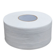 XISAOK Thicken 4-Ply Large Toilet Roll Paper Embossed No Fluorescent Jumbo Bath Tissue