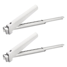 Mizh2Pcs Ouvre-boîtes multifonctions en acier inoxydable, ouvre-bouteilles