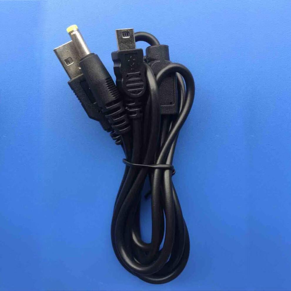 For 2 In 1 Usb 2.0 Data Transfer Sync Charge Cable Cord For For Psp 2000 3000 Game Console 9425574877741