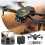 Drone με κάμερα σε απόσταση Drone με τρεις κάμερες HD Αεροφωτογραφική μηχανή με 3
