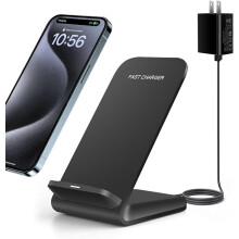 20W snabb trådlös laddare, trådlöst laddningsställ kompatibelt med iPhone 15, 15Pro, 14, 13, 12, 11-serien/X/XS/XR/8, telefon