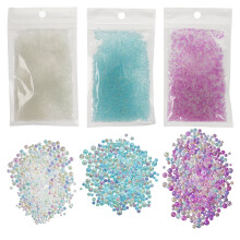 Mizh1Bag UV-Harzperlen, Bastelperlen, Füllmaterial für DIY-Shaker-Harzformen