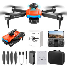 Brushless Drone with 1080P Camera, 2.4G WiFi FPV, Altitude Hold, Obstacle Avoidance, Headless Mode, Follow Me - Toys for Kids Adults