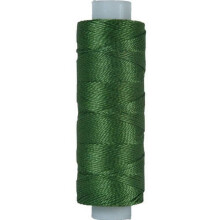 Threadart Pearl Cotton Thread, 75yd Spools Size 8, for Friendship Bracelets, Crochet, Cross Stitch, Embroidery, Color: 3345 DK HUNTER GREEN (40
