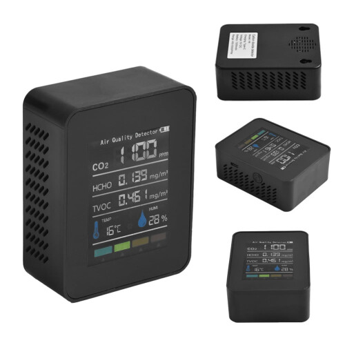 Bosisa5In1Εσωτερικός μετρητής ποιότητας αέρα Hcho Tvoc Afor για ανιχνευτή Qi Meter Tester 1
