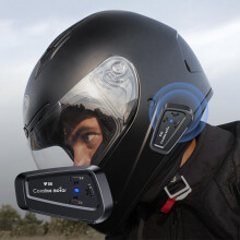 Jacenvly2024Nuove cuffie da gioco, Bluetooth 5.3, ANC, impermeabili IP6, durata ultra lunga, compatibili con casco da moto - Nero