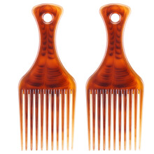 2 st bärbara hårkam hårsalongkam plastkam styling frisörhårkam med handtag