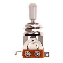 3-standen schakelaar voor elektrische gitaarelementen, geluidsarme gitaaraccessoires (zilver) Muziekinstrumentaccessoires