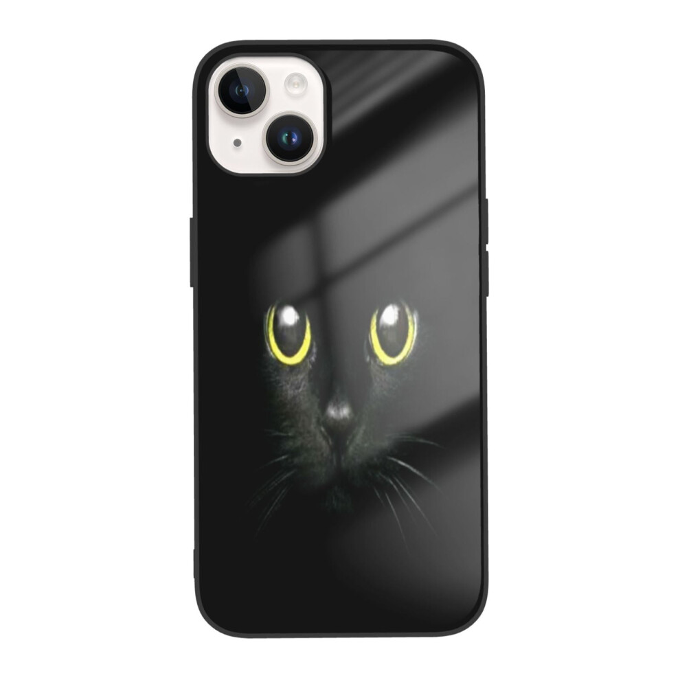 Halloween Cat Compatible With Iphone 14 Phone Case, Tpu Cell Phone Cover For Compatible With Iphone 14 Dual Camera Black 9496895835123