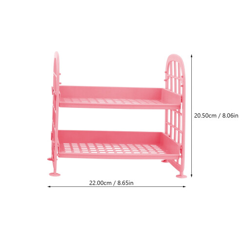 4pcs Desktop Kitchen Storage Shelf Multi-layer Cosmetic Stand 1