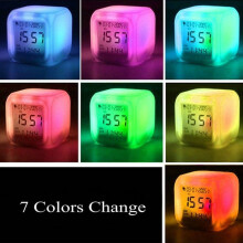 Réveil, réveil LED tendance, veilleuse couleur