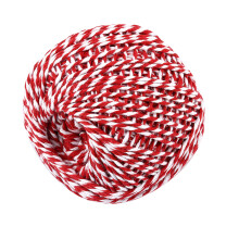 Thread Cotton Sewing Rope Twist Color Sewing Cord DIY Handicraft Woven String Knitting Supplies, Red and White