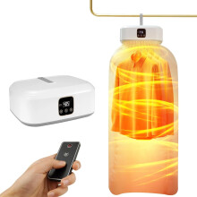 Portable Clothes Dryer - 3D Cycle Drying, Compact Electric Dryer for Light Clothing, Underwear, Baby Clothes, Socks, Compatible with Flats, Caravans,