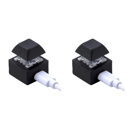 2X Keyboard Macro Keypad RGB DIY Customize Shortcut Keyboard Gaming Mechanical Programmable Keyboard Red Switch 1Keys