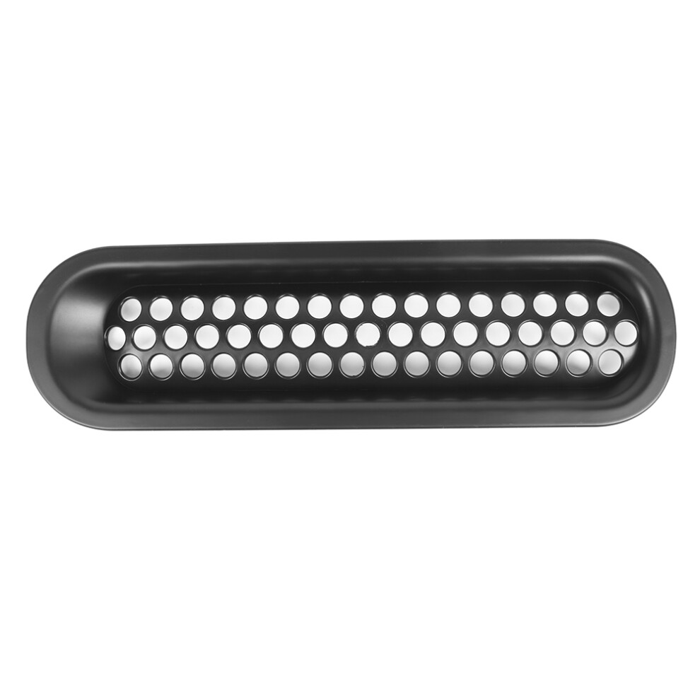 Durable 7Pcs Abs Front Grilles For Jeep Wrangler Black 8421382728917