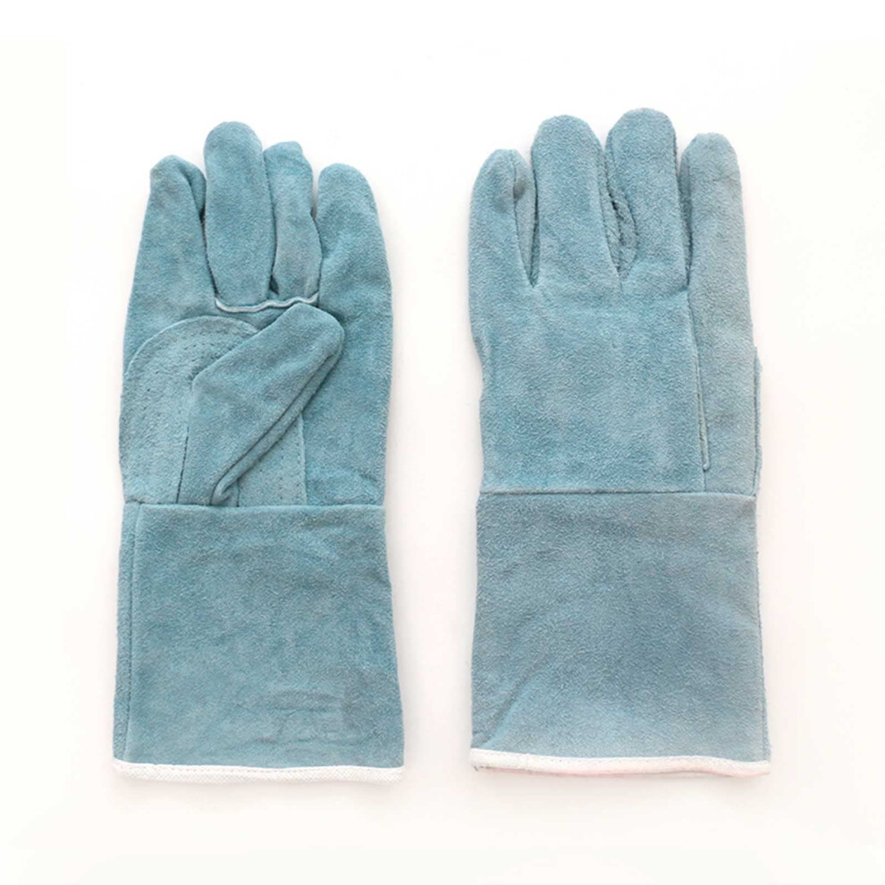 Heavy Duty Cowhide Work Gloves With Double Layer Leather, 36Cm Safety Gloves For Construction 9113335069152