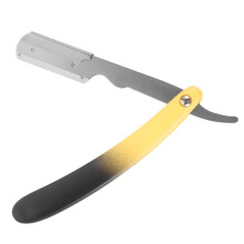 Straight Razor for Men with Durable Blade Holder, Lightweight DualColor Handle, Professional Barber