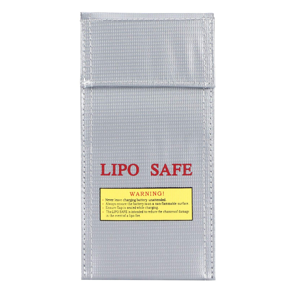 Lipo Battery Safe Bag Fireproof Explosion Proof Storage Pouch 10X20cm For Charging And Travel 9113335069169