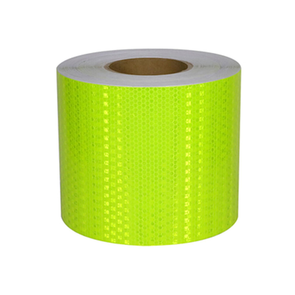 Reflective Safety Tape Fluorescent 15Cm X 50M Visibility Waterproof For Trucks And Trailers Yellow 9164114682987