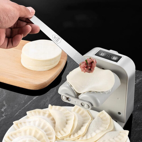 Automatic Electric Dumpling Maker with Digital Display, OneButton Operation, Compact Kitchen Use 1