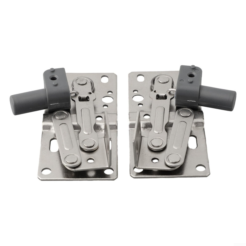 2Pcs Soft Close Tip Out Tray Hinges 45 Nickel Plated Steel For Kitchen Sink And Shoe Cabinets 9113335069848