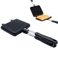 Sandwich Maker Panini Press with DoubleSided Heating NonStick Aluminum for Home and Camping