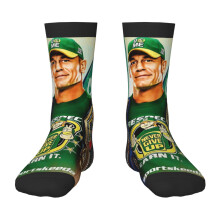 John Cena Kids Teens Socks Mid Crew 3D Print Fits Men Women Boys Girls Youth Children Funny Children's Socks