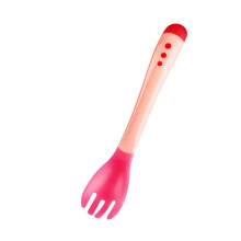 3 Colors Baby Spoon Heat Sensitive Temperature Sensing Spoon Suitable for Children‘s Silicone Head Feeding Baby Tableware