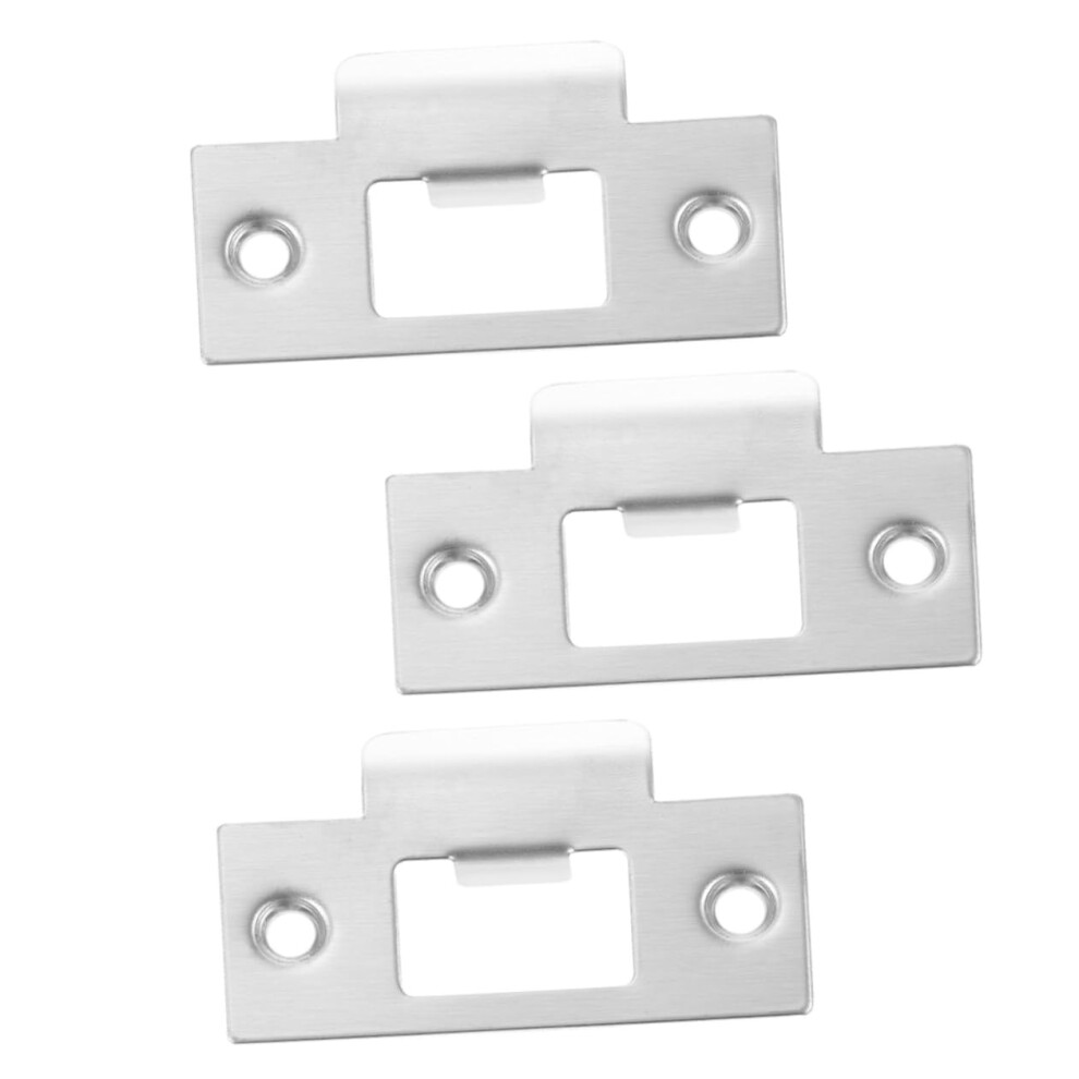 Door Reinforcement Plate Set Stainless Steel Strike Plates For Enhanced Security And Easy Installation 9113335070530