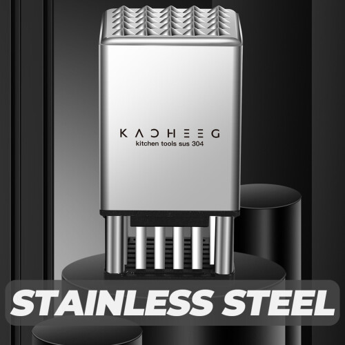 Stainless Steel Meat Tenderizer Double-Sided Mallet 1