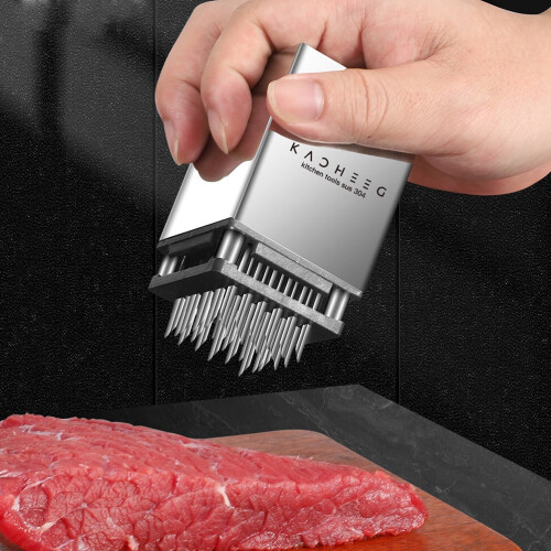 Stainless Steel Meat Tenderizer Double-Sided Mallet 2