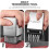 Stainless Steel Meat Tenderizer Double-Sided Mallet 4