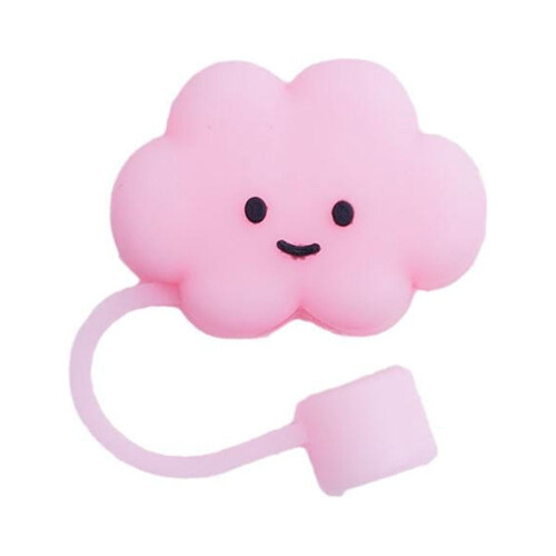 Cover Reusable Cup Accessories Straw Tips Drinking Silicone Straw Cap Dust E69C