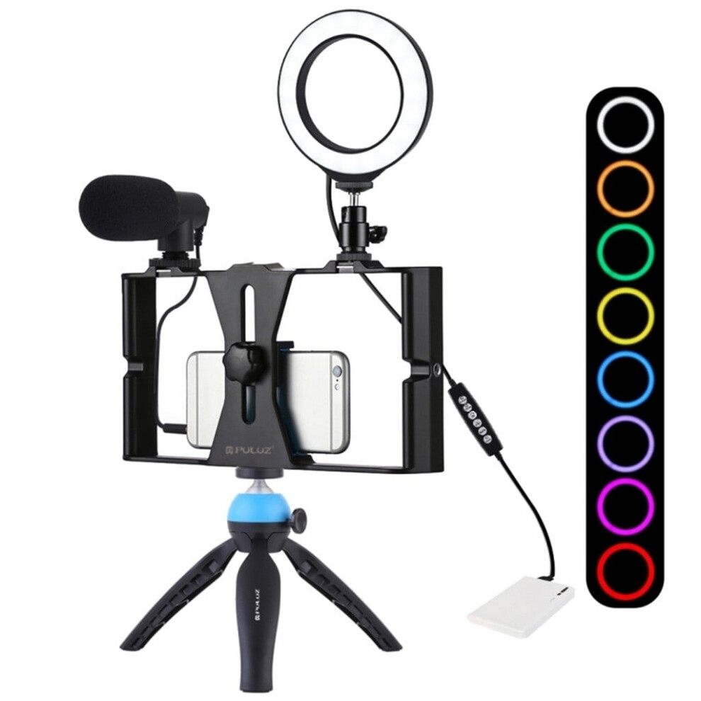 Jacenvly New Fathers Day Gifts: Puluz 5-In-1 Vlogging Live Broadcast Led Selfie & Smartphone Video Rig Kit – Perfect For Kitchen Counter Decor Light 9071309781700