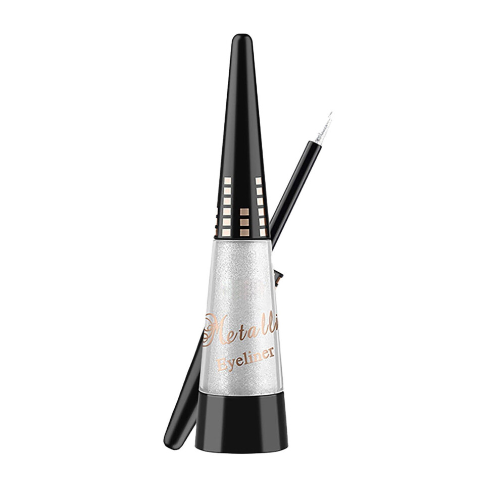 KPLFUBK 6 Colors Available Glitter Color Liquid Eyeliner Waterproof Sweat Proof Long Lasting Liquid Colorful Eye Liner Pen 10ml makeup