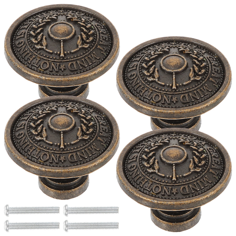 4Pcs Dresser Knobs Cabinet Drawer Handles Furniture Metal Pulls Vintage Door Knobs 9071309783018