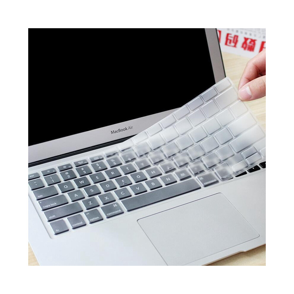 Pack Of 2 Ultra-Thin Tpu Keyboard Protector Film Compatible With Macbook Europe No Touch Bar13(A1708) Skin Clear Clear 9071309784909