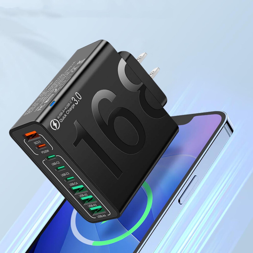 8-Port Fast Charging Usb Hub 4 Usb-C + 4 Usb-A 9071309784985