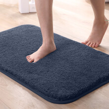 Extra mjuka halkfria badrumsmattor, vattenabsorberande tjocka badrumsmattor, maskintvättbara lurviga mattor för duschbadkar