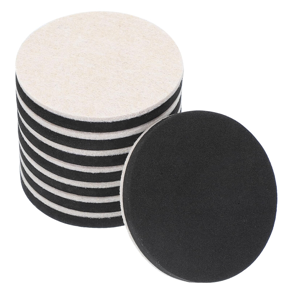 Furniture Sliders 3.5 Inch Round Felt Floor Protectors 8 Pcs Reusable Pads For Easy Furniture Moving 9164114684417