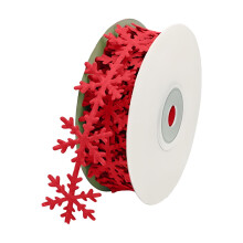 Tahtuvzn Home Decor Uitverkoop! Kerstlint met sneeuwvlokken, 490 cm (196,85 inch) reliëf cadeaupapier, feestelijke bureau-, raam- en