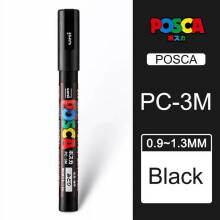 1 marqueur de peinture Posca PC-3M, 24 couleurs, pointe fine 0,9-1,3 mm, pour peinture, graffiti, anime, publicité et dessin artistique.