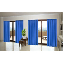 Panneau de rideau occultant thermique R64 avec fourreau pour tringle, doublure en mousse isolante, 160 cm (63 po) Royal, finition mate