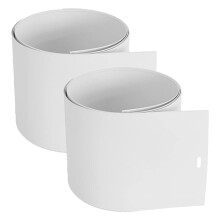 Sliding Door Blinds White Vertical Replacement Slats Window Parts Component Doors and Windows Pvc 2 Pcs