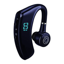 EQWLJWE Cuffie wireless Bluetooth 5.2 monoauricolari impermeabili, reversibili (orecchio sinistro e destro), possibilità di collegamento a due