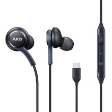 Écouteurs intra-auriculaires USB-C compatibles avec Samsung Galaxy S24, S23, S22, S21 et S20 Ultra 5G - Noir