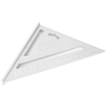 Eatbuy Ruler, Aluminum Alloy Rafter Ruler High Hardness with Ruler for Office Supplies for Industrial Supplies for Woman