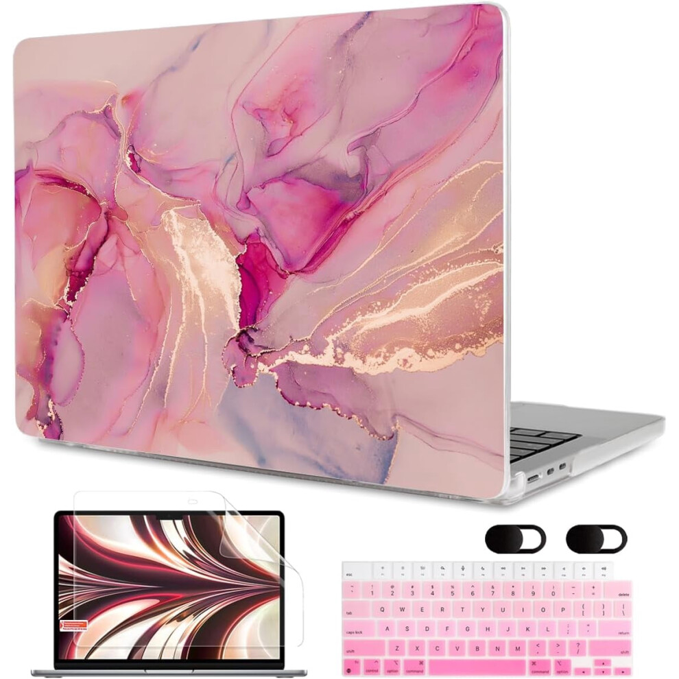 For Macbook Air M3 M2 Case 2024 2022,Fit Model A3113 A2681, Clear Case For Macbook Air 13.6 Inch, Laptop Shell 9425574886057